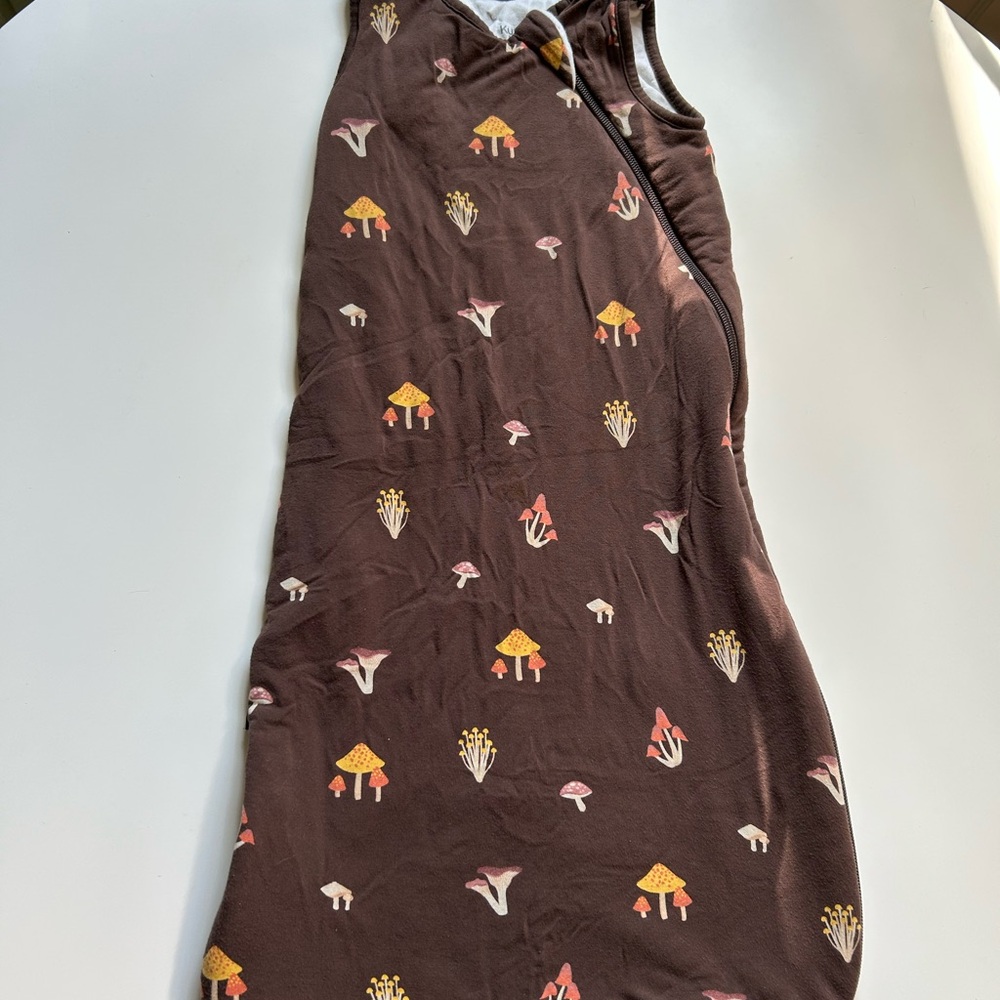 Kyte BABY Brown Sleep Sack with Mushroom Print